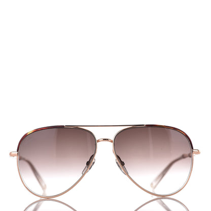 Gucci Bamboo Aviator GG 4276/S Sunglasses Gold 2 of 8