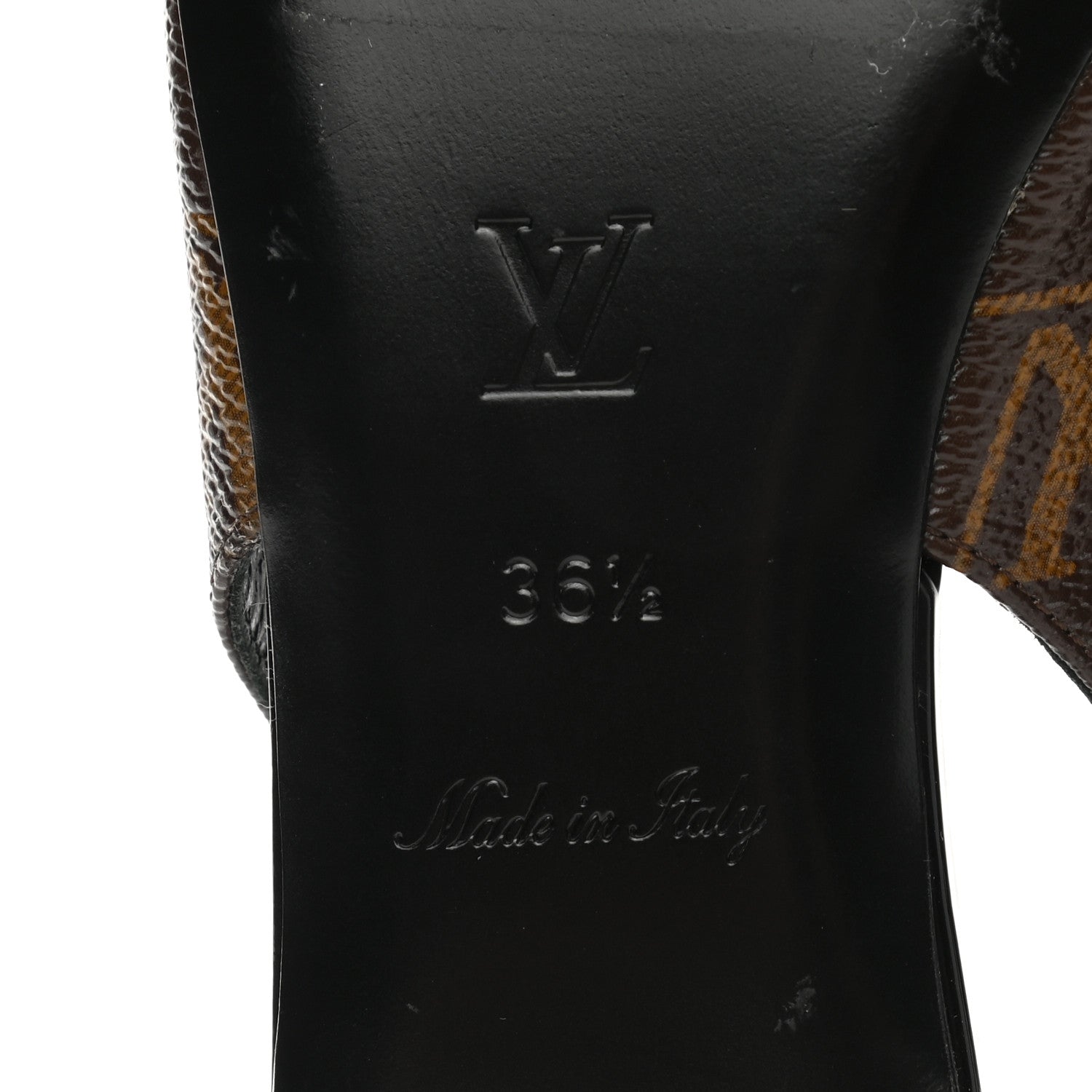Louis Vuitton Patent Monogram Cherie Slingback Ballerina Flats 36.5 7 of 9