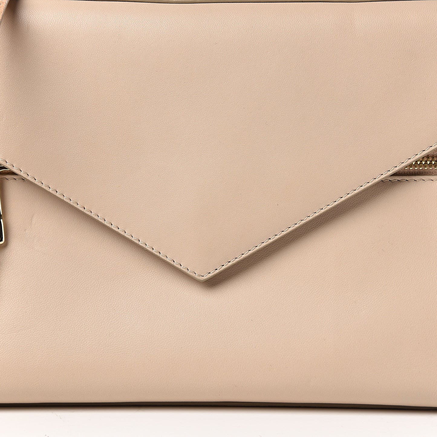 Lambskin Goatskin Cassie Pochette Crossbody Sand Dune