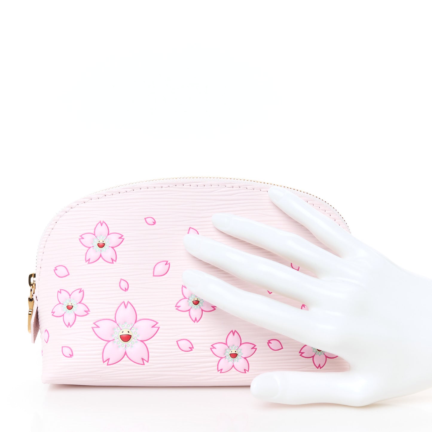 LV X TM Epi Cherry Blossom Cosmetic Pouch Pink