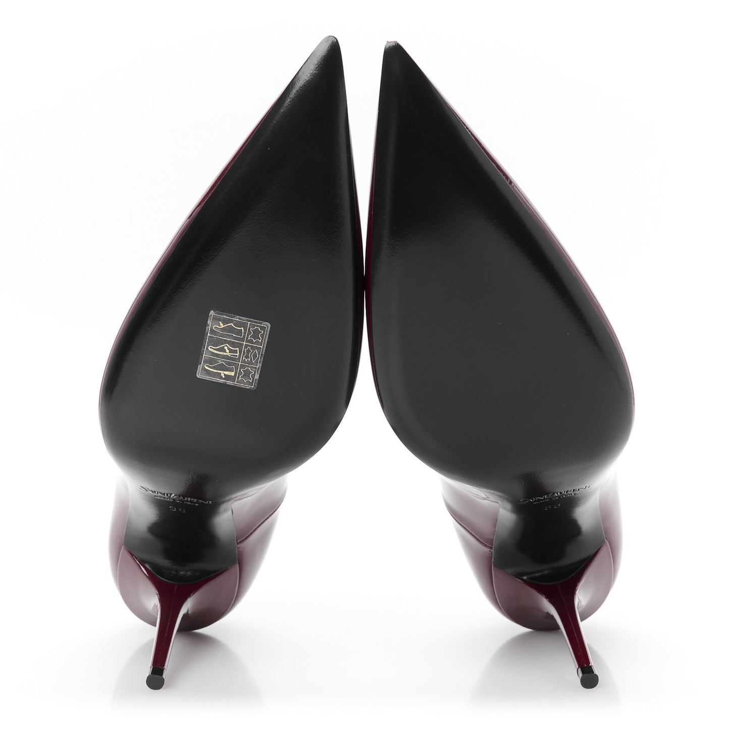 Vernice Seta Soft Norma 90 Pumps 38 Grenat