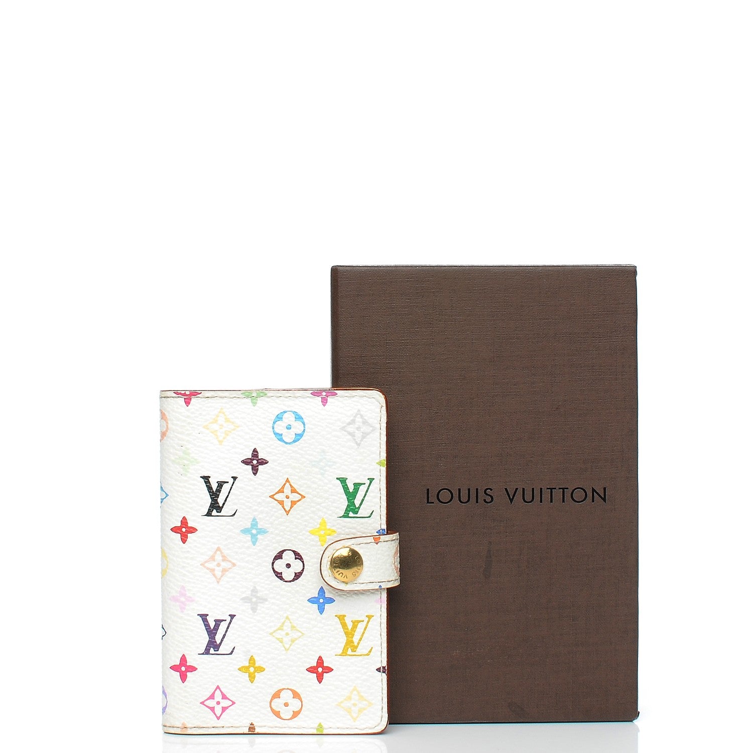 Louis Vuitton Monogram Multicolor Carnet de Bal Mini Agenda Cover White 6 of 6