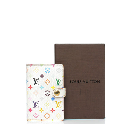 Louis Vuitton Monogram Multicolor Carnet de Bal Mini Agenda Cover White 6 of 6