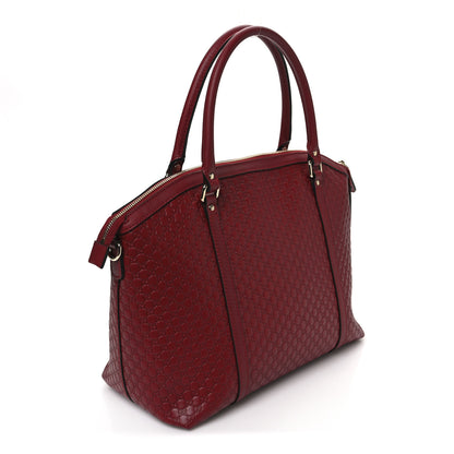 Gucci Soft Microguccissima Dome Satchel Red 3 of 10