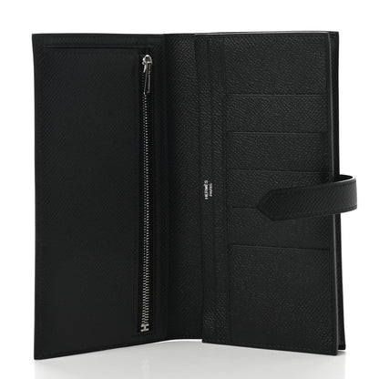 Hermes Epsom Bearn Gusset Wallet Black 5 of 8