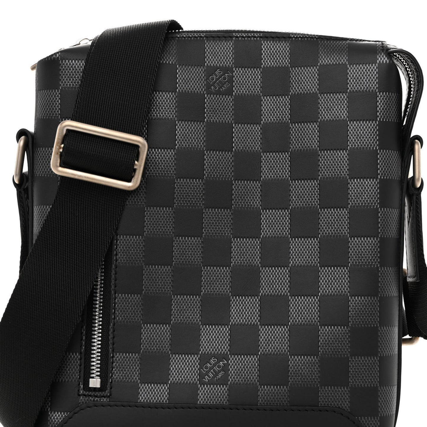 Damier Infini Discovery Messenger BB Onyx