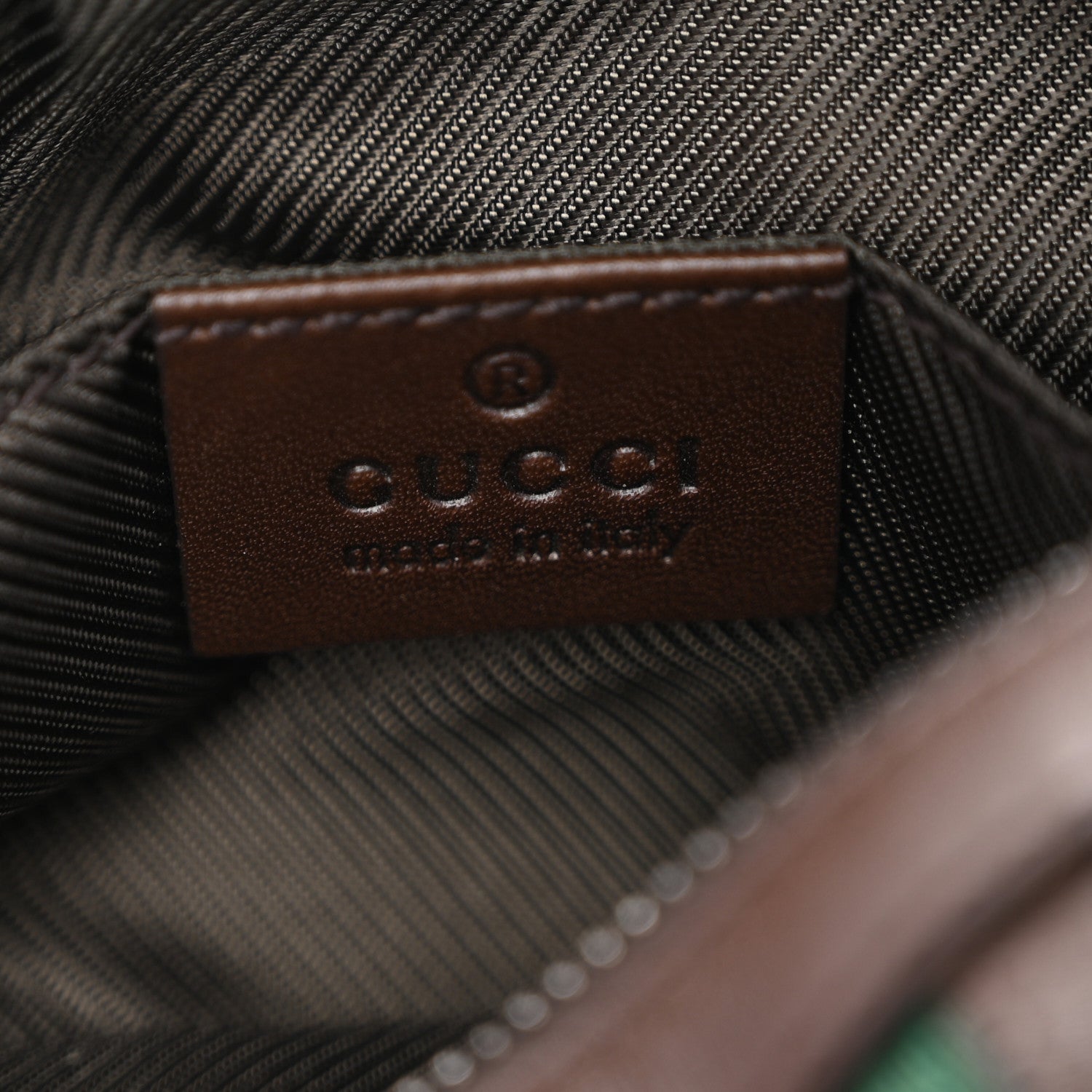 Gucci Monogram Web Small Cosmetic Case Dark Brown 6 of 9