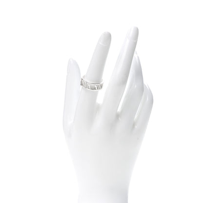 Tiffany Sterling Silver Wide Atlas Open Ring 55 7.25 2 of 5