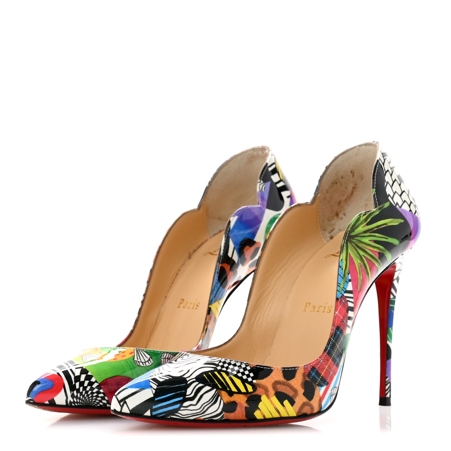 Patent Sapeur Hot Chick 100 Pumps 35.5 Multicolor