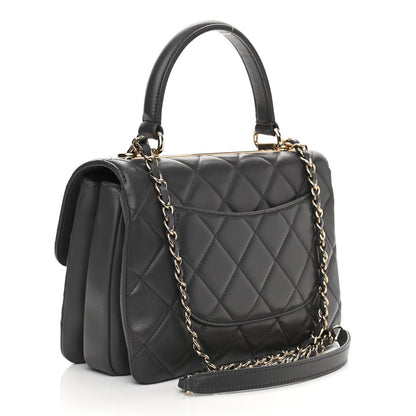 Chanel Lambskin Quilted Small Trendy CC Flap Dual Handle Bag Grey 2 of 13