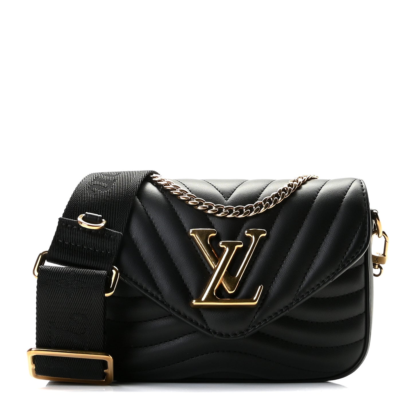 Calfskin New Wave Multi Pochette Black