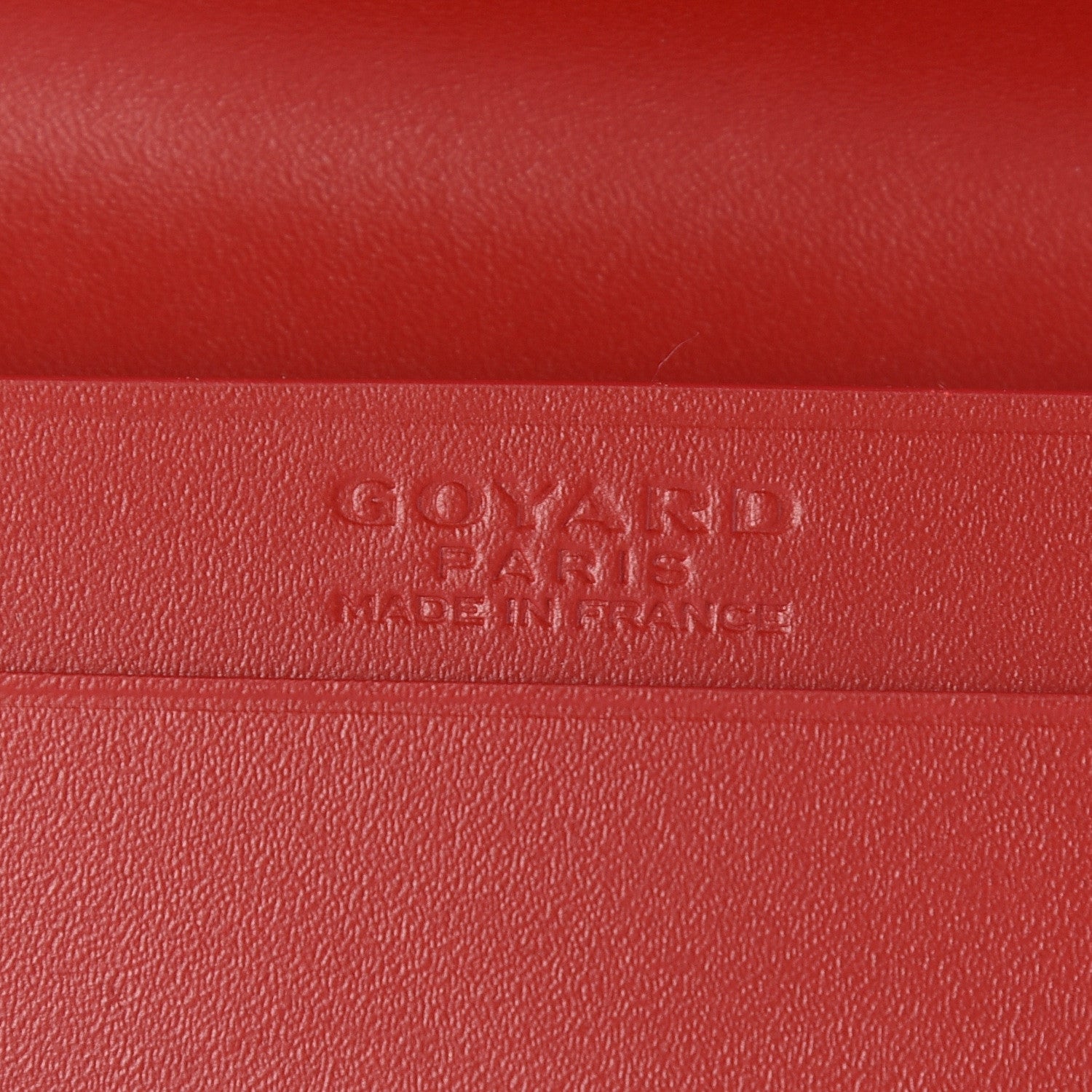 Goyard Goyardine Business Card Holder Red 6 of 6