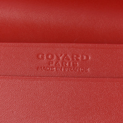 Goyard Goyardine Business Card Holder Red 6 of 6
