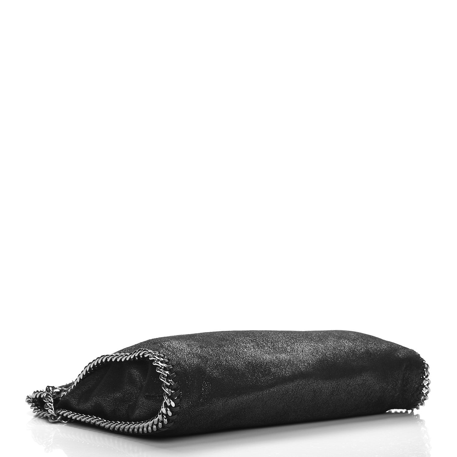 Stella McCartney Shaggy Deer Falabella Fold Over Tote Black 5 of 8