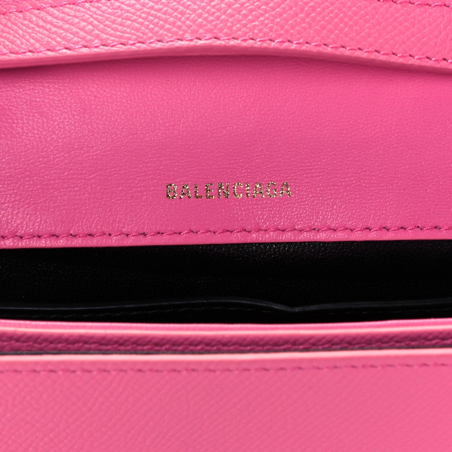 Balenciaga Signature Grained Calfskin Logo Print Ville Day Bag XS Rose Bubblegum Black 6 of 11