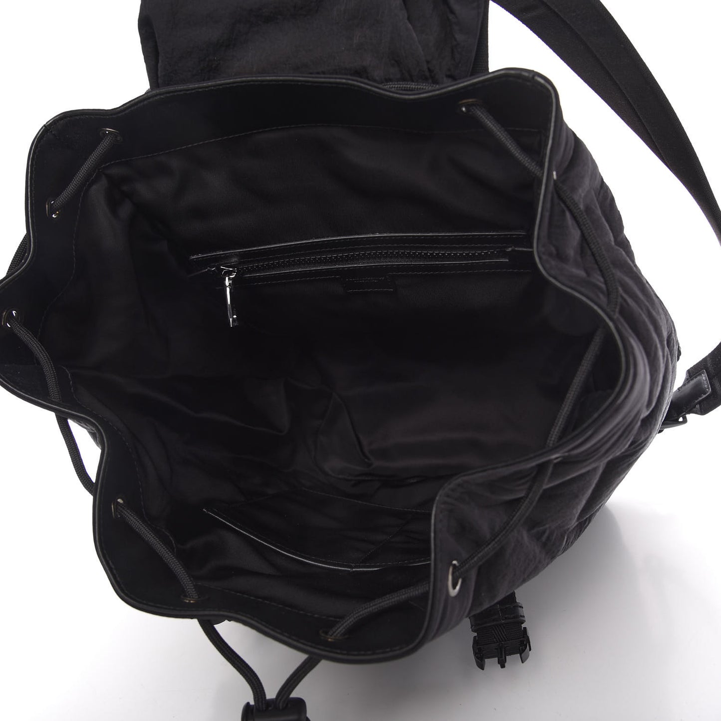 DOLCE &GABBANA Nylon Logo Backpack Black