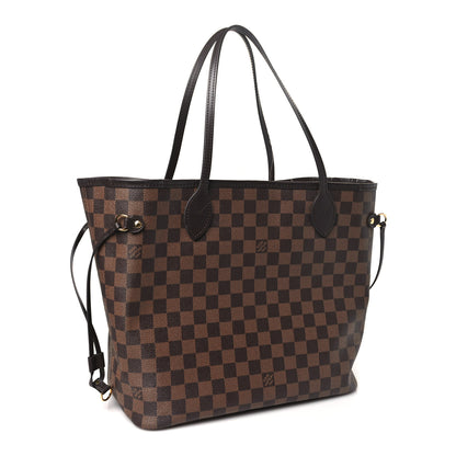 Louis Vuitton Damier Ebene Neo Neverfull MM Rose Ballerine 4 of 10