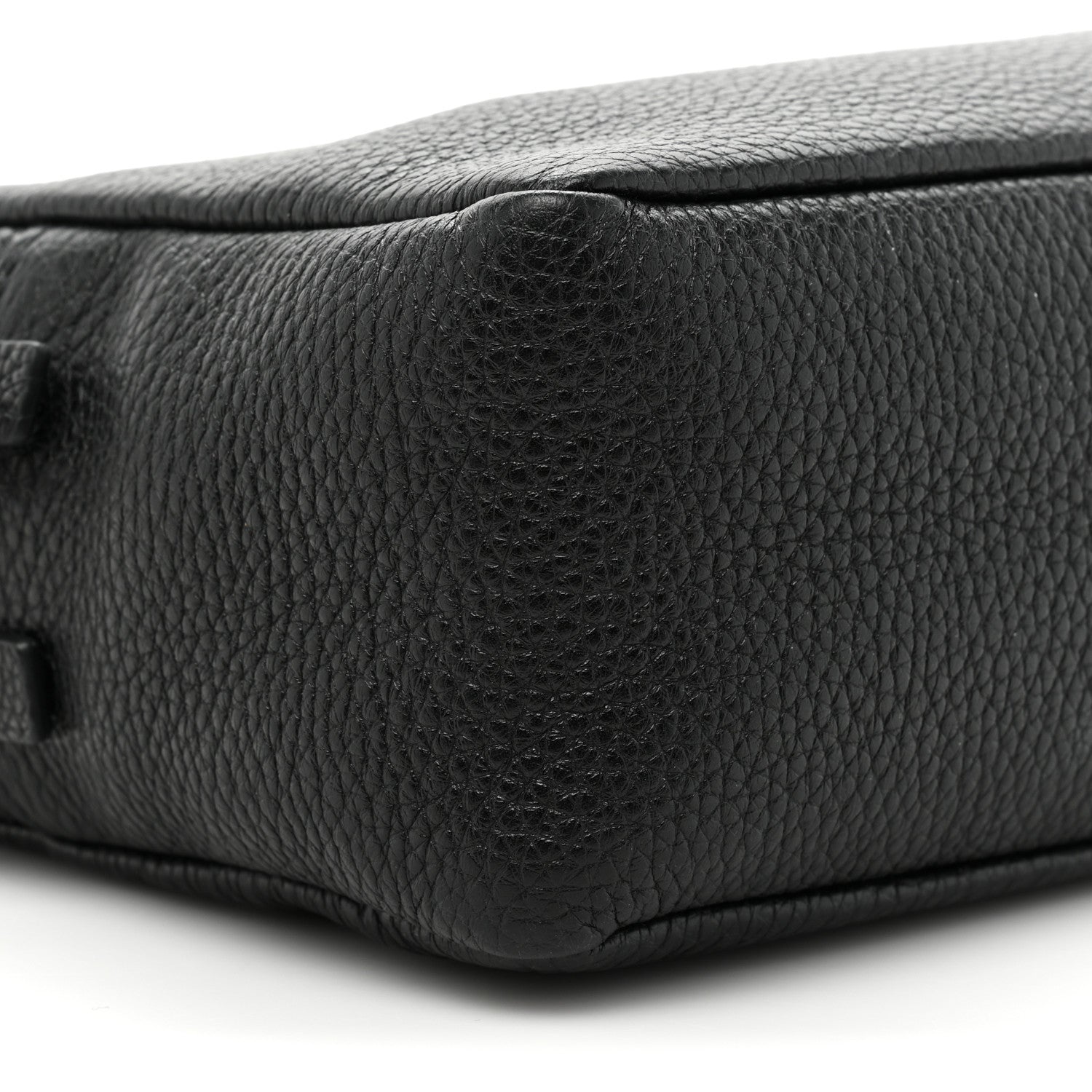 Prada Vitello Daino Soft Medium Double Zip Shoulder Bag Black 9 of 14