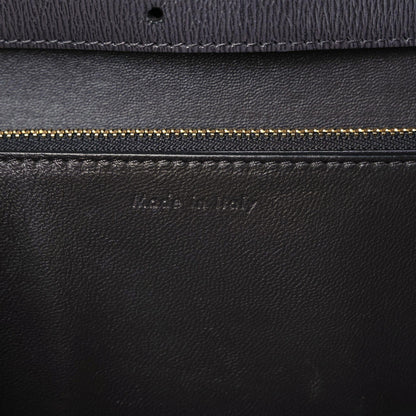 Celine Liege Calfskin Medium Classic Box Flap Bag Dark Blue 11 of 14