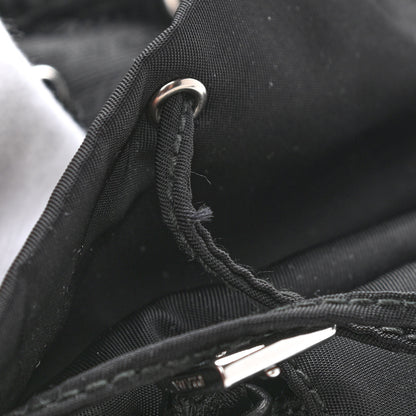 Prada Nylon Vela Mini Crossbody Backpack Black 13 of 13