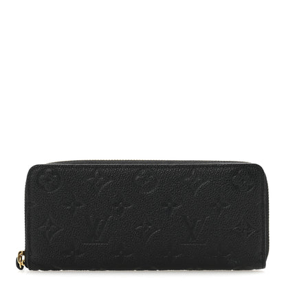 Louis Vuitton Empreinte Clemence Wallet Black 1 of 9