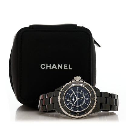 Chanel Stainless Steel Ceramic 33mm J12 Quartz Watch Black 5 of 5