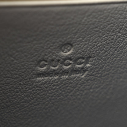 Gucci Vintage Effect Calfskin Matelasse Diagonal Torchon GG Marmont Chain Wallet Mystic White Blue Agata 6 of 13
