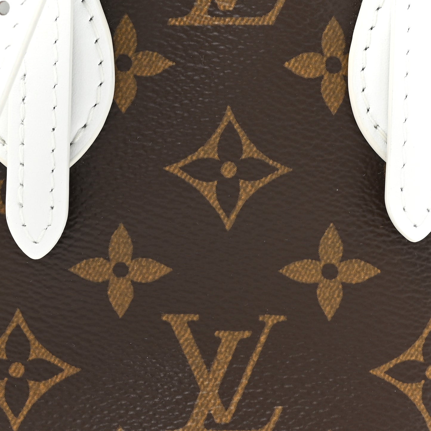 Monogram LV Match Nano Bucket Bag White