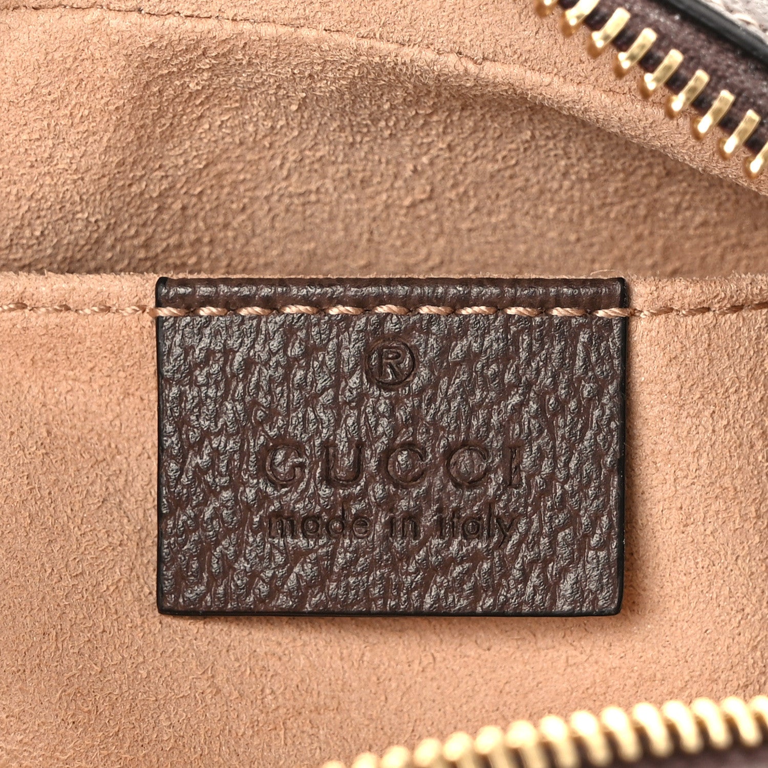 Gucci GG Supreme Monogram Web Mini Ophidia Shoulder Bag Brown 5 of 12