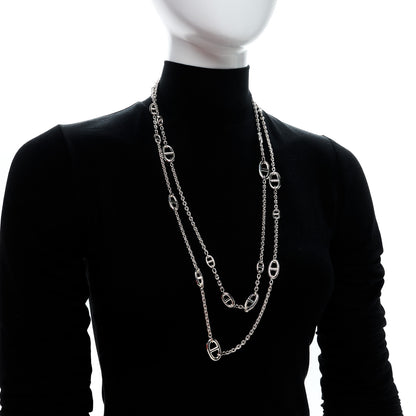 Hermes Sterling Silver Farandole Necklace 160 2 of 6