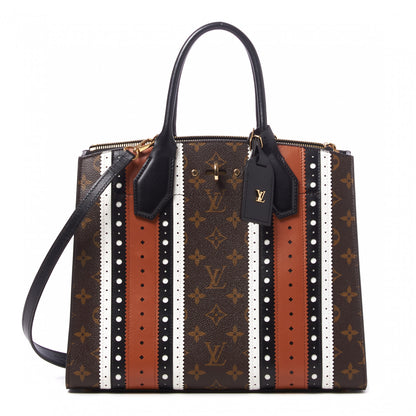Louis Vuitton Monogram Calfskin City Steamer MM Brogue 1 of 7