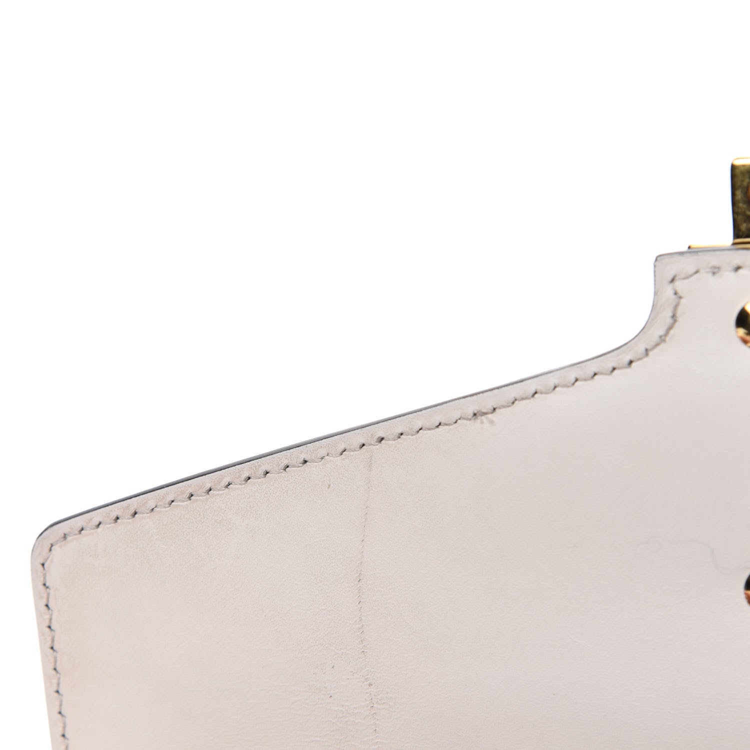 Gucci Calfskin Small Sylvie Shoulder Bag Off White 11 of 14