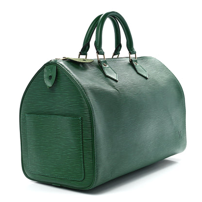 Louis Vuitton Epi Speedy 35 Borneo 3 of 13