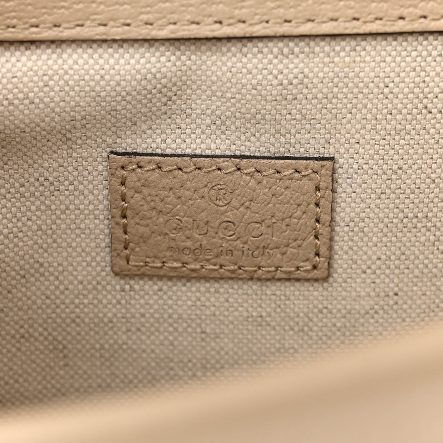 Gucci GG Supreme Monogram Textured Dollar Calfskin Mini Dionysus Shoulder Bag Beige Mystic White Oatmeal 6 of 14