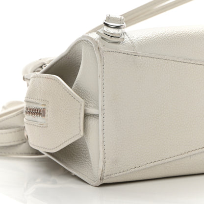 Balenciaga Grained Calfskin Neo Classic Silver Hardware Mini City White 9 of 22