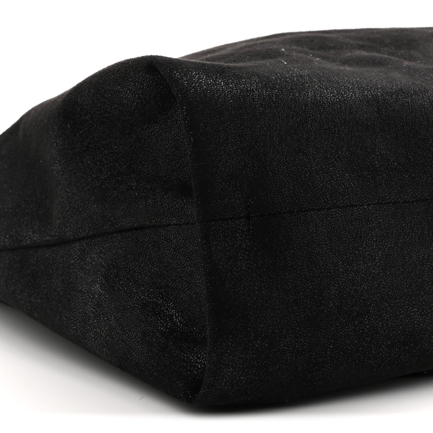 Shaggy Deer Falabella Drawstring Tote Black