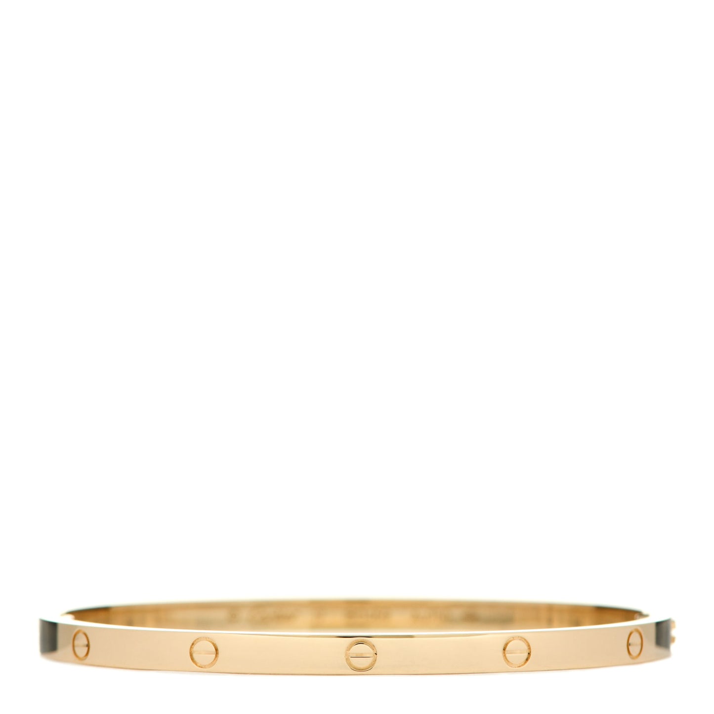 18K Yellow Gold Small LOVE Bracelet 17