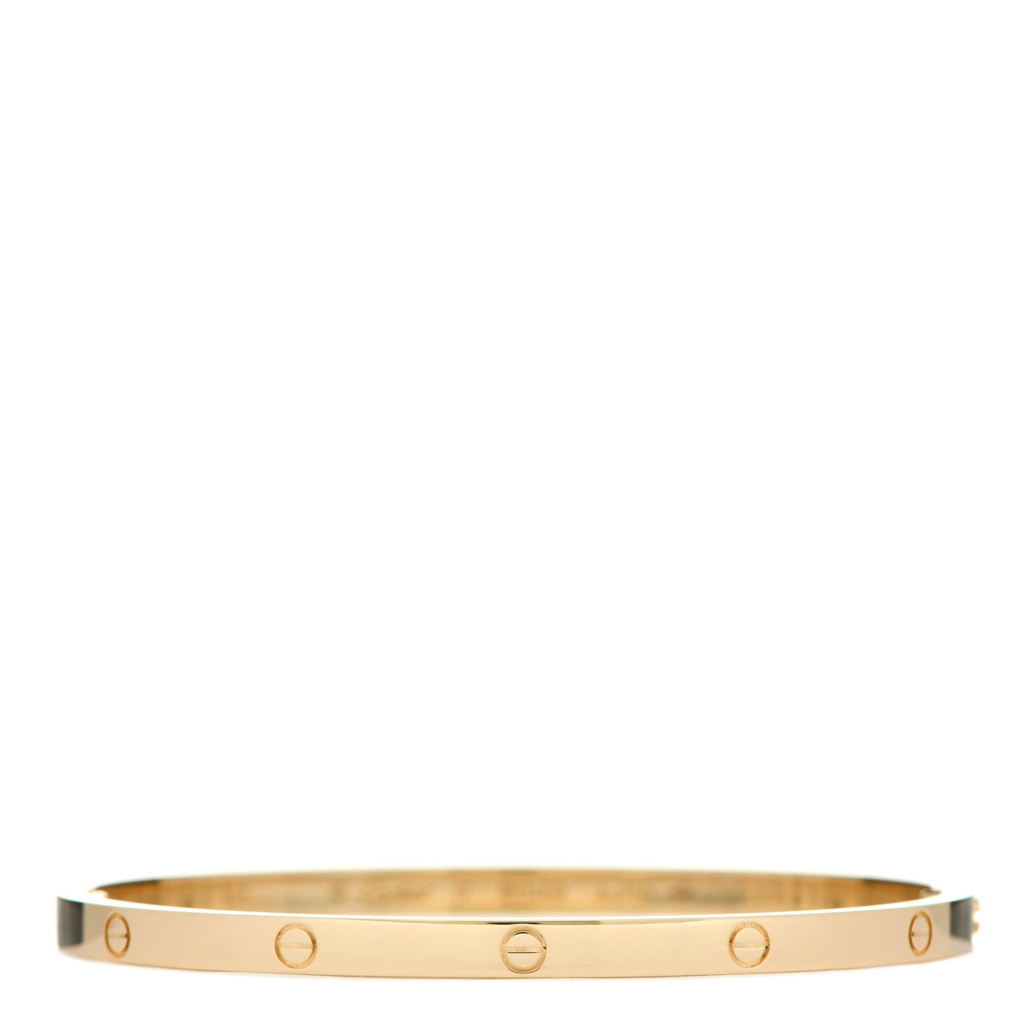 Cartier 18K Yellow Gold Small LOVE Bracelet 17 1 of 5