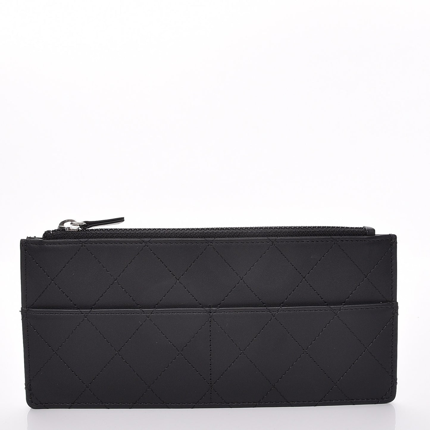 Caviar Quilted Travel Wallet Black