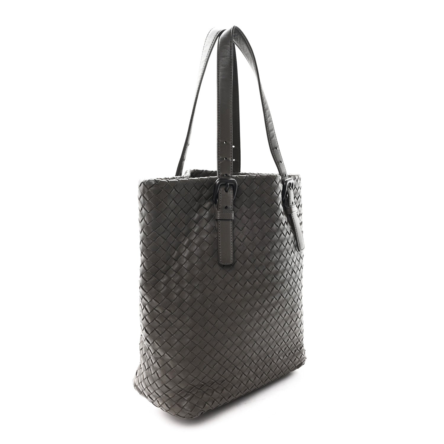 Bottega Veneta Nappa Intrecciato Small Seamless Tote  Grey 3 of 10