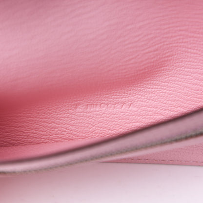 Hermes Chevre Mysore Tri-Fold Bearn Wallet Rose Sakura 7 of 10