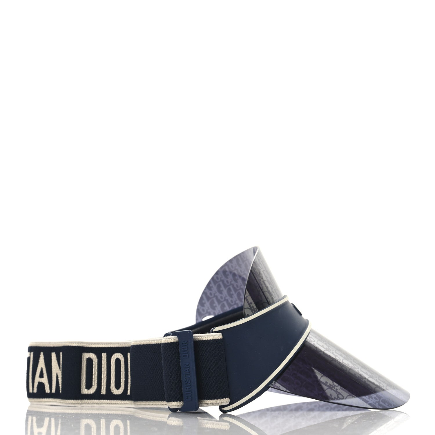 Christian Dior Oblique DiorClub V1U Sun Visor Blue 6 of 8
