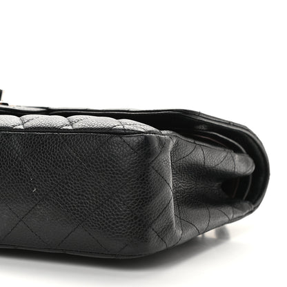 Chanel Caviar Quilted Medium Double Flap Black 9 of 11