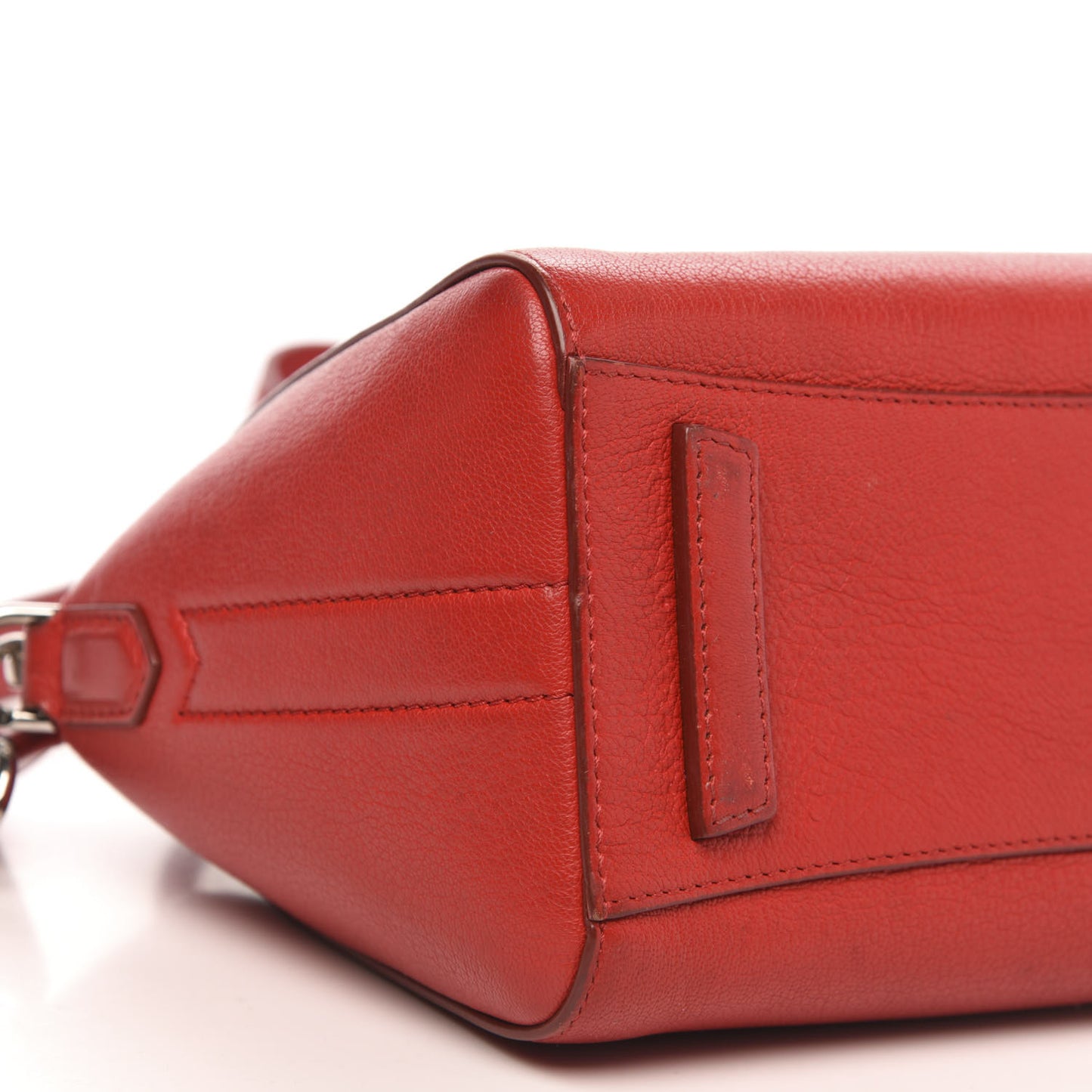 Sugar Goatskin Mini Antigona Medium Red