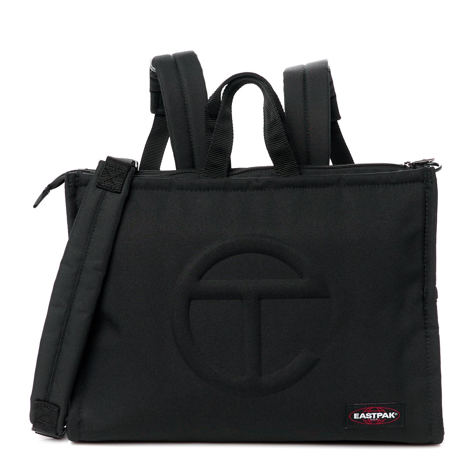 Telfar x EASTPAK Tactical Nylon Medium Shopper Black 1 of 11