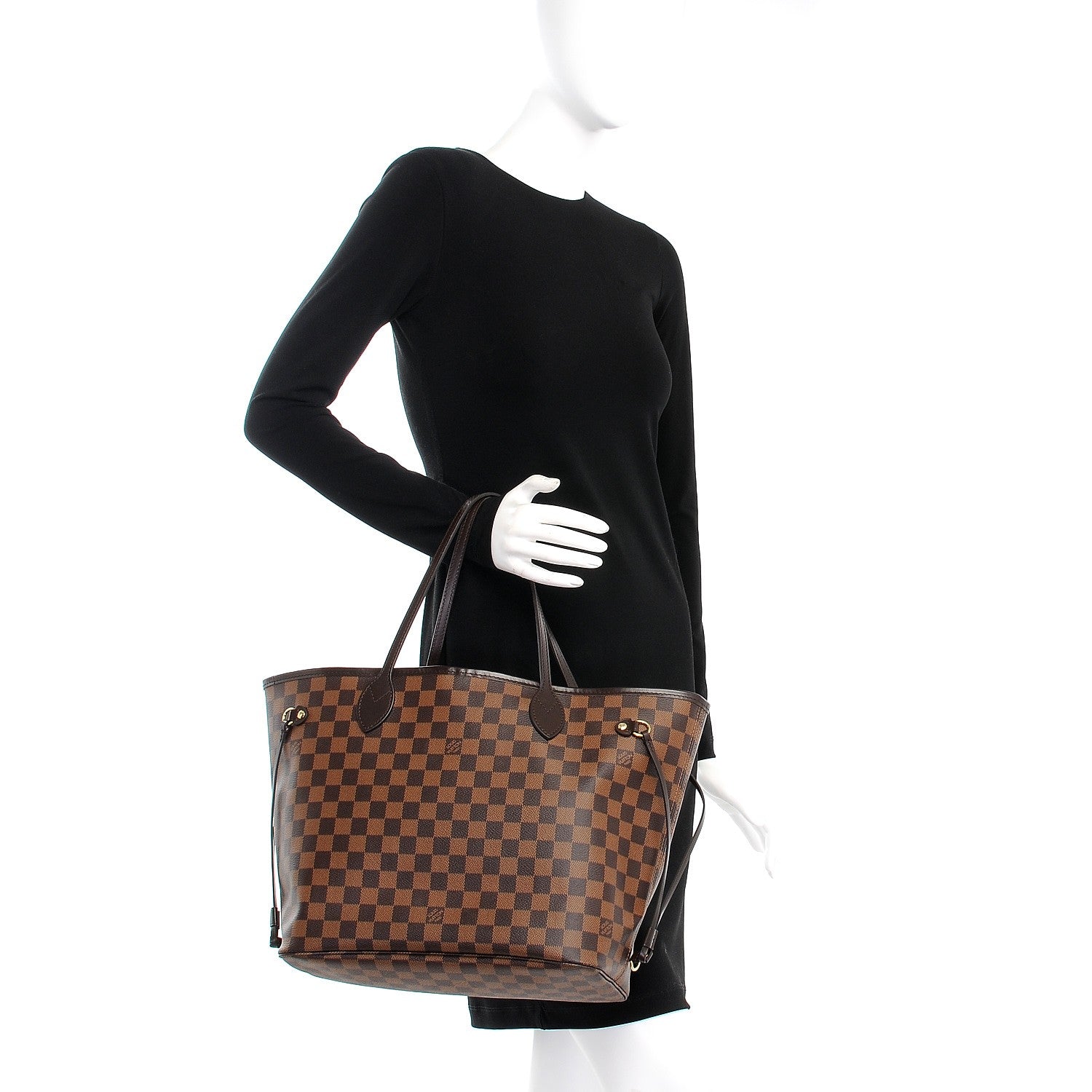 Louis Vuitton Damier Ebene Neo Neverfull MM 2 of 7
