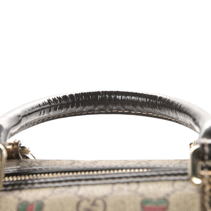 Gucci GG Plus Monogram Hearts Medium Joy Boston Dark Brown 14 of 15