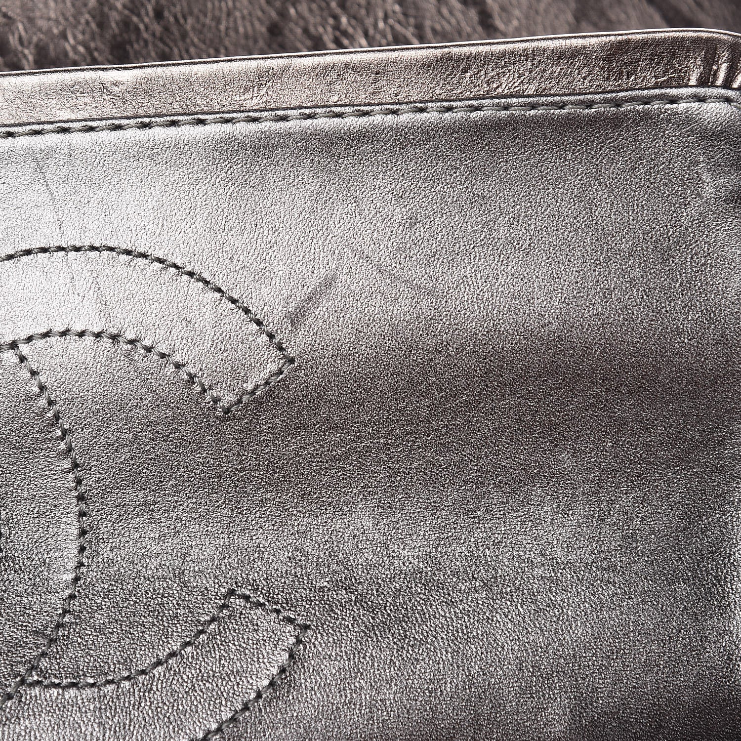 Chanel Metallic Aged Calfskin Quilted 2.55 Reissue 226 Flap Pewter 9 of 13