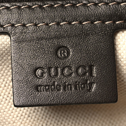 Gucci Monogram Web Medium Mayfair Tote Dark Brown 6 of 11