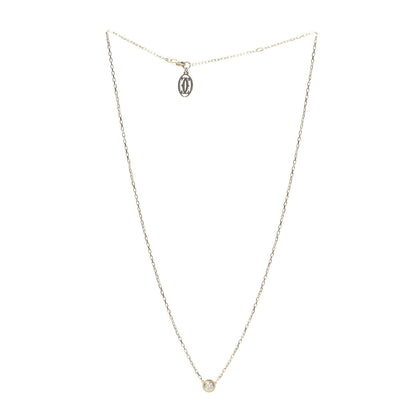 Cartier 18K Yellow Gold Diamond LM D'Amour Pendant Necklace 3 of 5